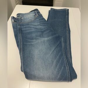 H&M &Denim Tech Stretch Skinny Blue Jeans Womens 38/32